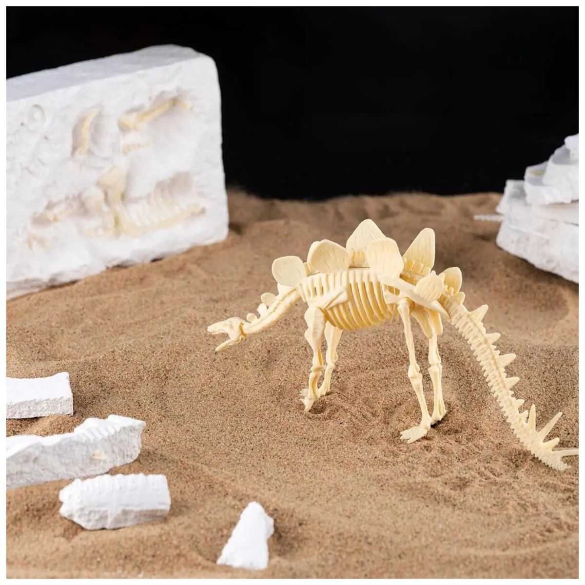 Brinquedo Kit Arqueologia Dinossauro Dino Fóssil Escavação Brinquedo Kit Arqueologia Dinossauro Dino Fóssil Escavação